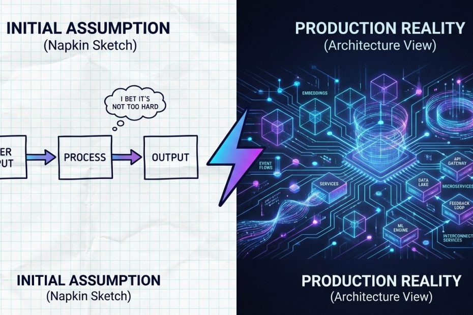 napkin sketch and reality